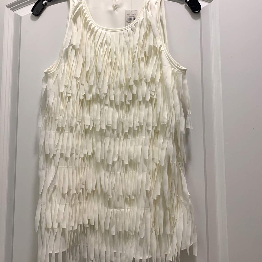 COPY - Ann Taylor Fringe top
